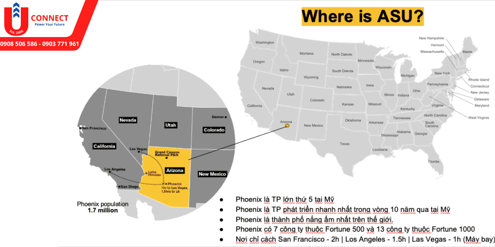 Giới thiệu trường arizona state university, bang Arizona, Mỹ